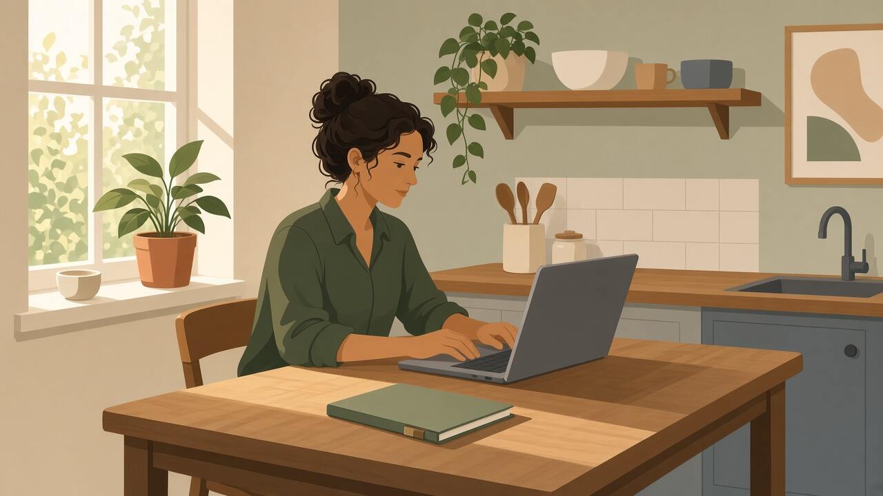 A sole trader planning a small Surrey business website